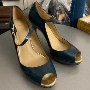 Coach Shawna Peep Toe Heels